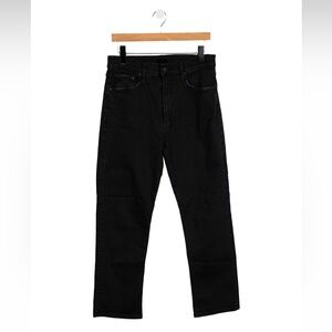 Mother Black High Rise Straight Leg Jeans Size 29